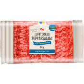 Salami Peppar Lufttorkad 80g ICA.