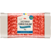 Salami Fänkål Lufttorkad 80g ICA.