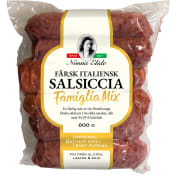 Färsk Korv Salsiccia Familje Mix 600g Nonna Elide.