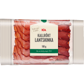 Lantskinka Kallrökt 100g ICA.