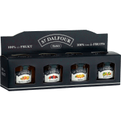 Marmelad Presentask Blandade smaker 28g 4-p St.Dalfour.