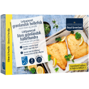 Hälleflundra panerad citron & persilja 250g Royal Greenland.