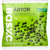 Ärtor Fryst 1kg ICA Basic.