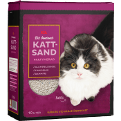 Kattsand Vit bentonit Parfymerad 10l ICA.