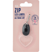 Zip-LED Hjärta svart Rosa Bandet ICA.