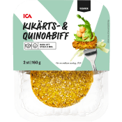 Kikärts och quinoabiff 160g ICA.