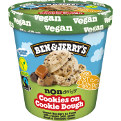 Glass Cookies on cookie dough 465ml Ben & Jerrys.
