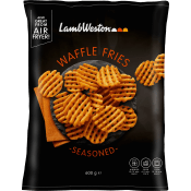 Waffle Fries Seasoned 600g Lamb weston.