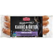 Kryddkorv Karré Örter Korvmakarna 78% Kötthalt 240g Scan.