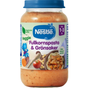 Barnmat Fullkornspasta & grönsaker 1år 220g Nestle.