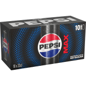 Läsk Pepsi Max 33cl 10p Pepsi.