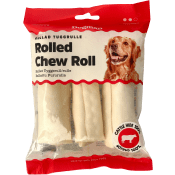 Tuggrulle rullad vit 150g Dogman.