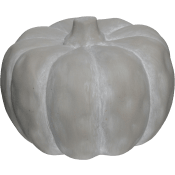 Pumpa grå dolomite 18 x 18 x 13 cm Festive.