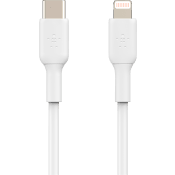 USB-C till Lightning 2m vit.