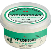 Vitlöksås Persilja och Ramslök 200g ICA.