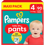 Byxblöjor Baby Dry Pants Strl 4 9-15kg 90-p Pampers.