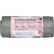 Avfallspåse 30L 20st Rosa Bandet ICA.
