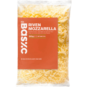 Hårdost Mozzarella riven 200 g ICA Basic.