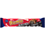 Chokladstycksak Dumle Crunchy Lakrits 55g Fazer.