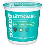 Lättkvarg Naturell 0,2% 900g ICA Basic.