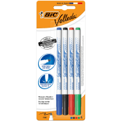 Whiteboardpenna Velleda 4-p Bic.