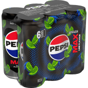 Läsk Cola Max Lime 6x33cl Pepsi.