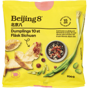 Beijing8 Dumplings 10 st Kyckling mild vitlök.