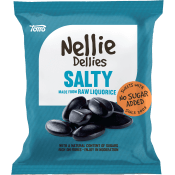 Salty Liquorice 90g Nellie Dellies.