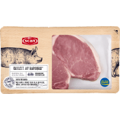Kotlett Färsk av rapsgris 300g Scan.