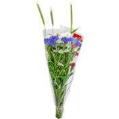Bukett Midsommar med blåklint medium 50cm.