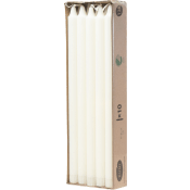 Kronljus Simply Stearin Vit 35cm 10-pack Duni.