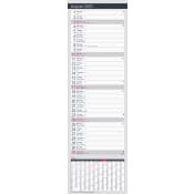 Kal Stor Bordskalender 2025.