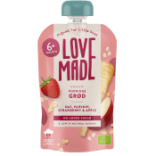 Barnmat Gröt Havre Jordgubb Äpple 6m 100g Lovemade.