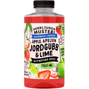 Juice Jordgubb & Lime 750ml Herrljunga Musteri.