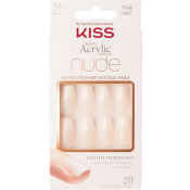 Salon Acrylic Nude French Nails 1st KISS.