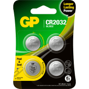 Batteri Knappcell GP Lithium CR2032 4-pack GP.