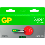 Batteri GP Super Alkaline AAA/LR03 16-pack GP.