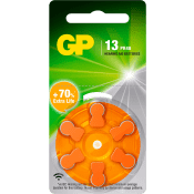 Hörapparatsbatteri GP ZA 13/PR48 6-pack GP.