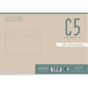 Kuvert C5 Vit 10-pack Writer.