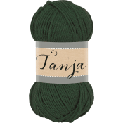 Garn Tanja Mossgrön 100g Falkgarn.