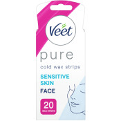 Vaxremsor Pure Sensitive Ansikte 20-p Veet.