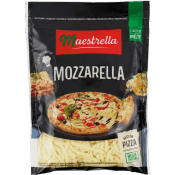 Mozzarella riven.