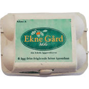 Ägg M Frigående 6-pack Eknegård.
