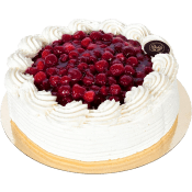 Hallon & Gräddtårta 12-14 Bit 1400g Dahls Bageri.