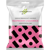 Premium Liquorice Salty Raspberry 100g Lakritsfabriken.