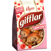 Gifflar Raspberry 260 g Pågen.