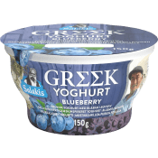 Yoghurt Grekisk Blåbär 150g Salakis.
