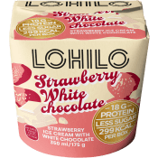 Glass Strawberry White Chocolate 350ml Lohilo.
