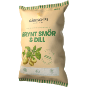 Chips Brynt Smör & Dill 150g Gårdschips.