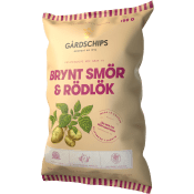 Chips Brynt smör & rödlök 150g Gårdschips.